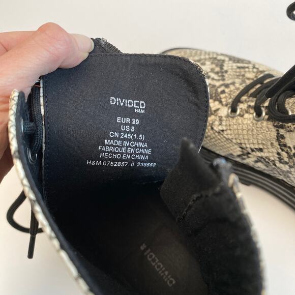 H&M Snake Platform Chunky Boots - Picture 5 of 5